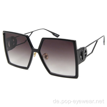 Mode Damen Sonnenbrille Großer Rahmen